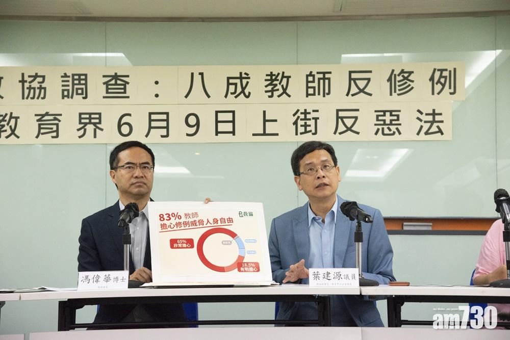 【逃犯條例】調查：八成教師要求撤回