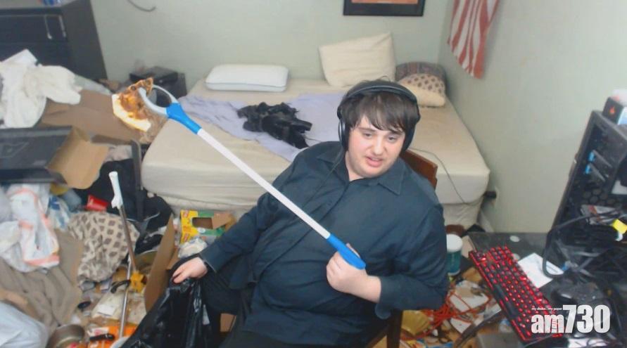 【垃圾站仲乾淨】打機男14年沒執房  直播清潔過程超噁心 (有片)