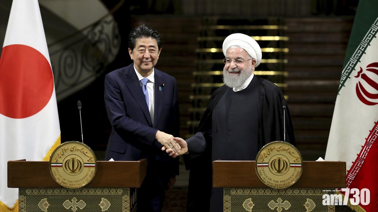 安倍晉三晤魯哈尼 籲美伊避免中東局勢升溫