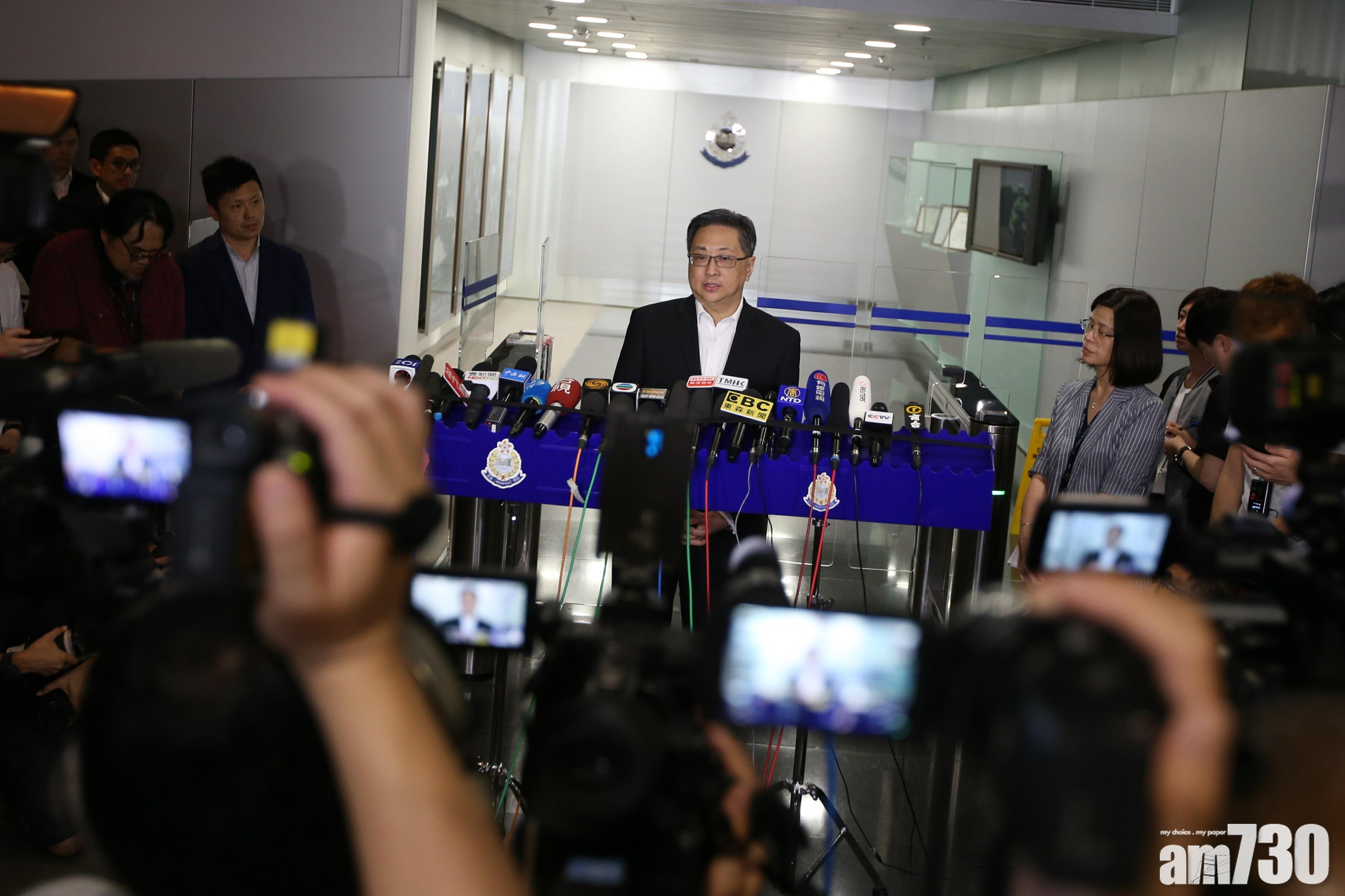 【金鐘衝突】盧偉聰：暴動罪只針對暴力示威者