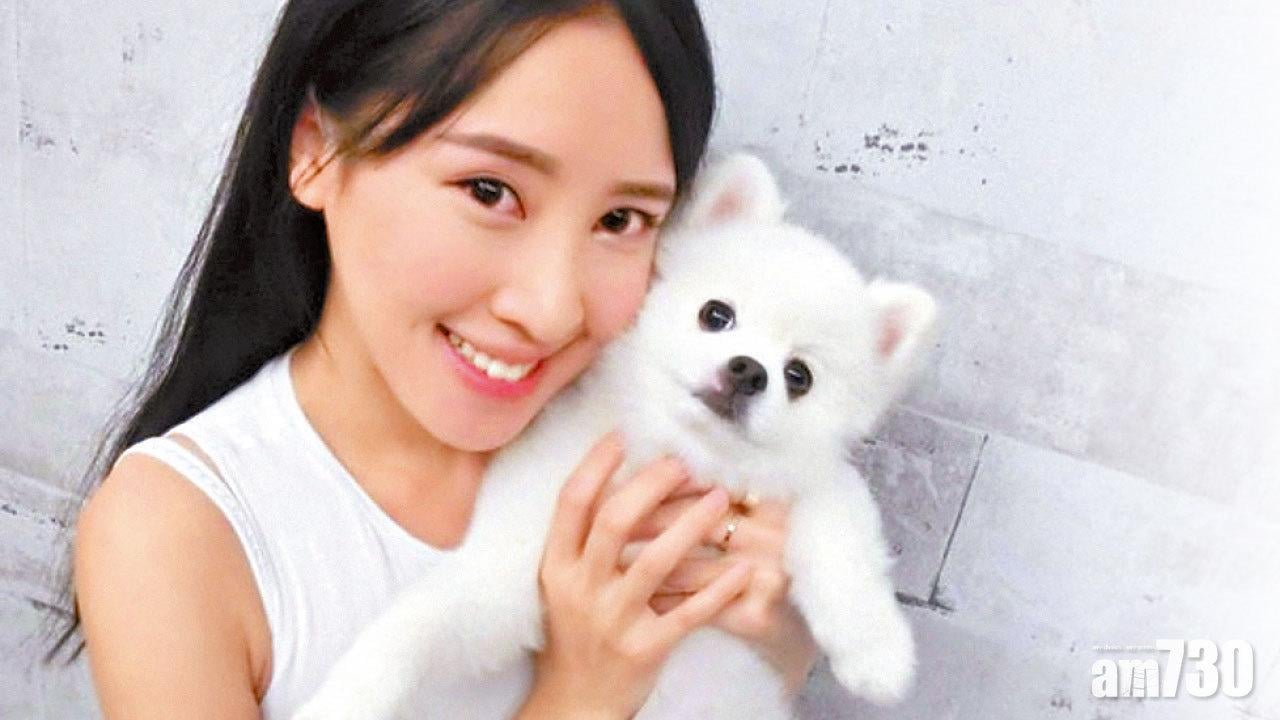 曹思詩險把愛犬變禿毛狗