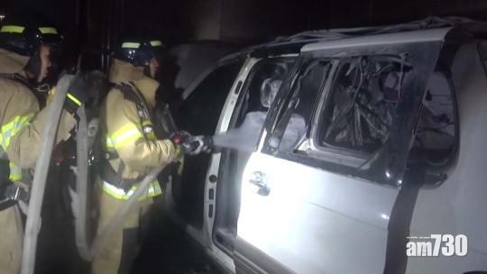 日本駐韓使館外縱火燒車 七旬翁全身嚴重燒傷