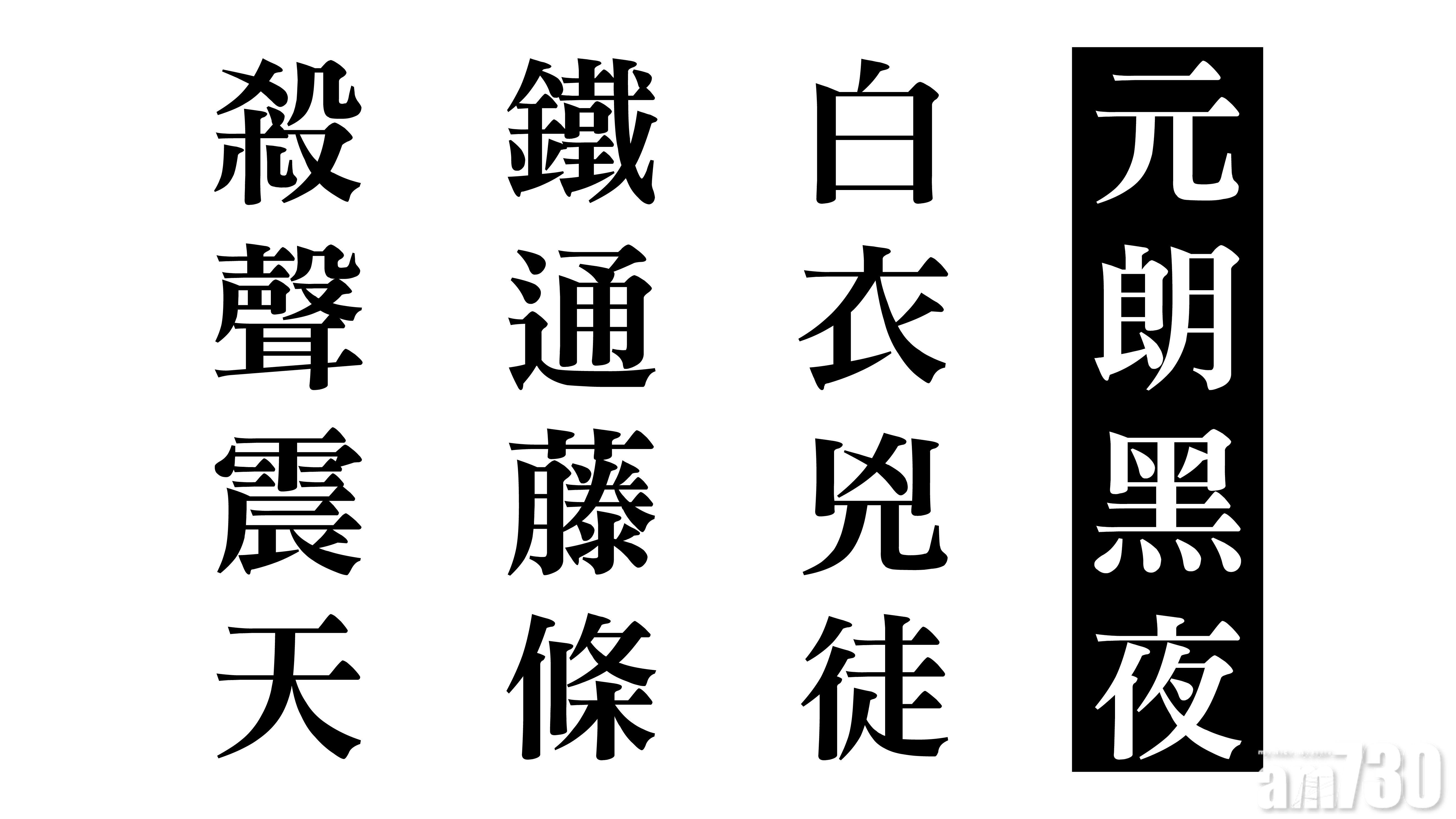 元朗黑夜 白衣兇徒 鐵通藤條 殺聲震天