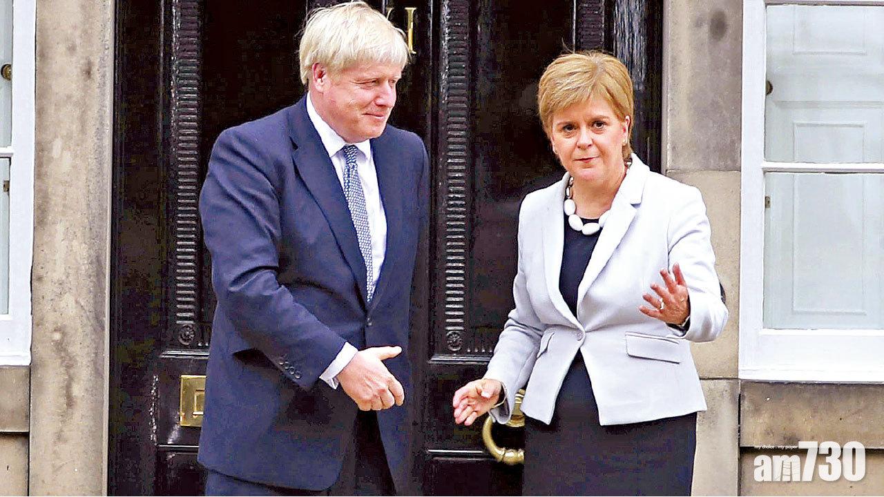 蘇格蘭首席部長：約翰遜要硬脫歐