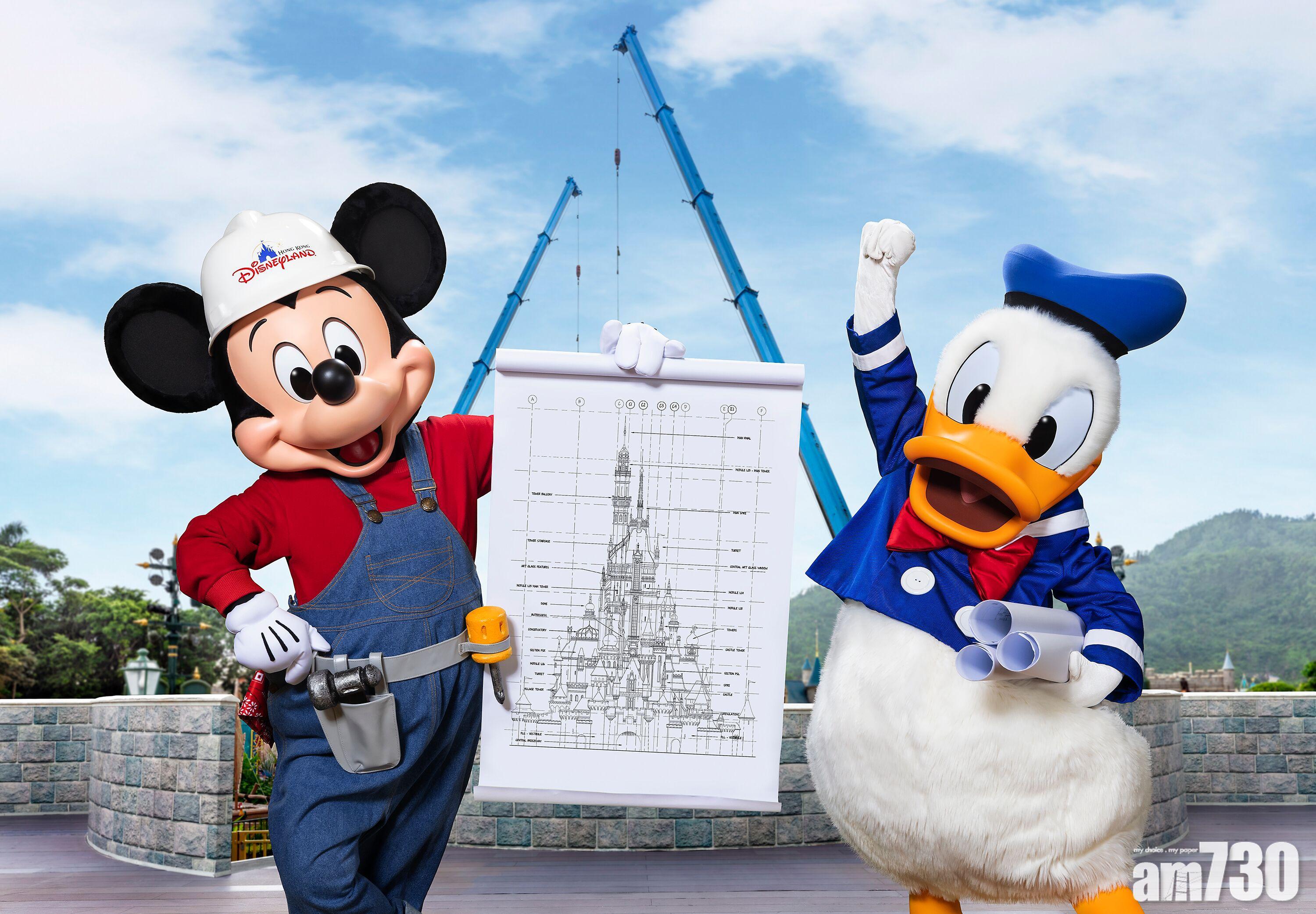 香港迪士尼城堡正華麗變身  13公主新城搭陸續登場