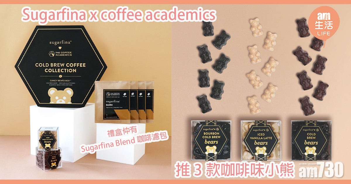 【黑熊棕熊白熊】Sugarfina x coffee academics熊啤啤系列
