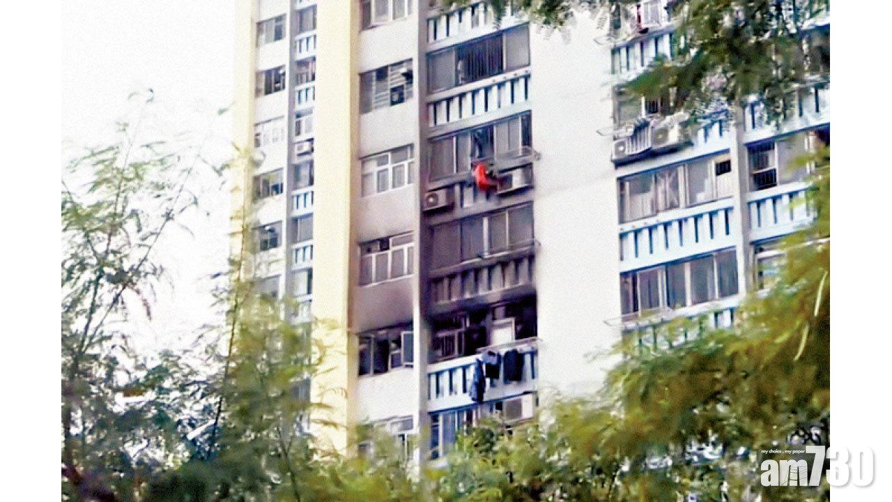 彩雲邨火警3死傷  女子疑逃生墮樓亡