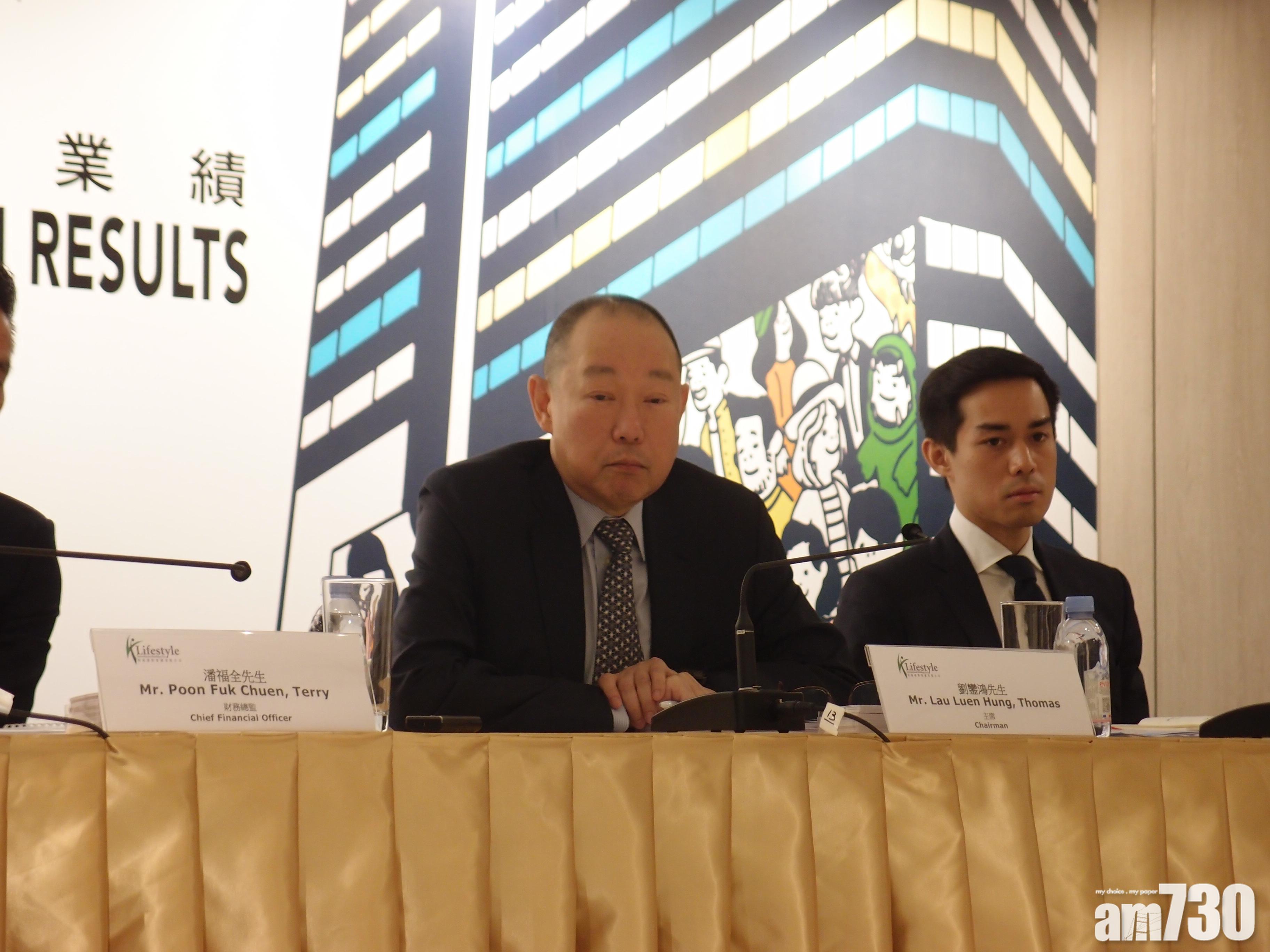 利福料上月同店銷售雙位數跌