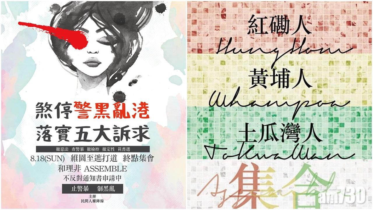 【逃犯條例】上訴委員會傍晚就民陣及光復紅土遊行聆訊