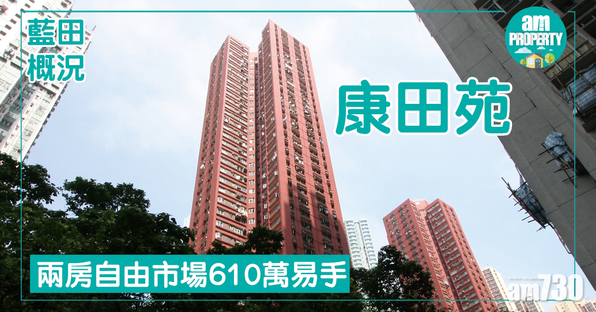 居屋概況！康田苑兩房自由市場610萬易手
