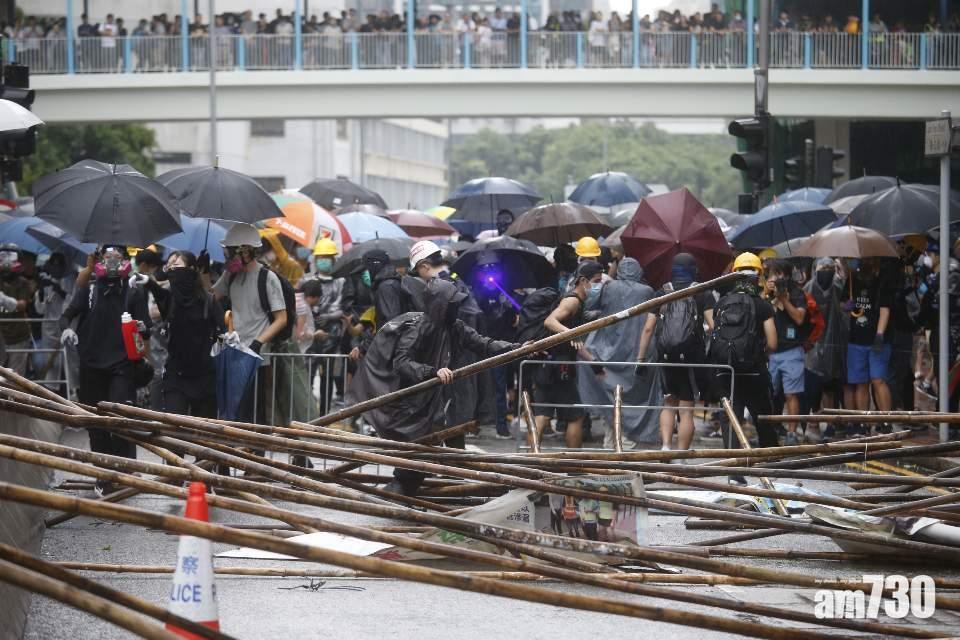 【反修例遊行】警方楊屋道施放催淚彈
