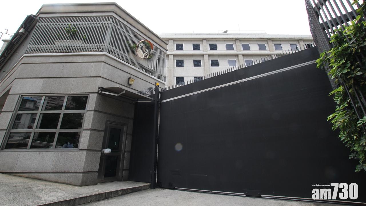 美國領事館門外被淋黑油 1內地漢被捕