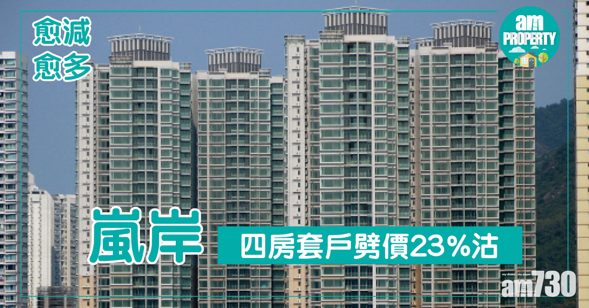 馬鞍山劈價！嵐岸4房減價315萬沽