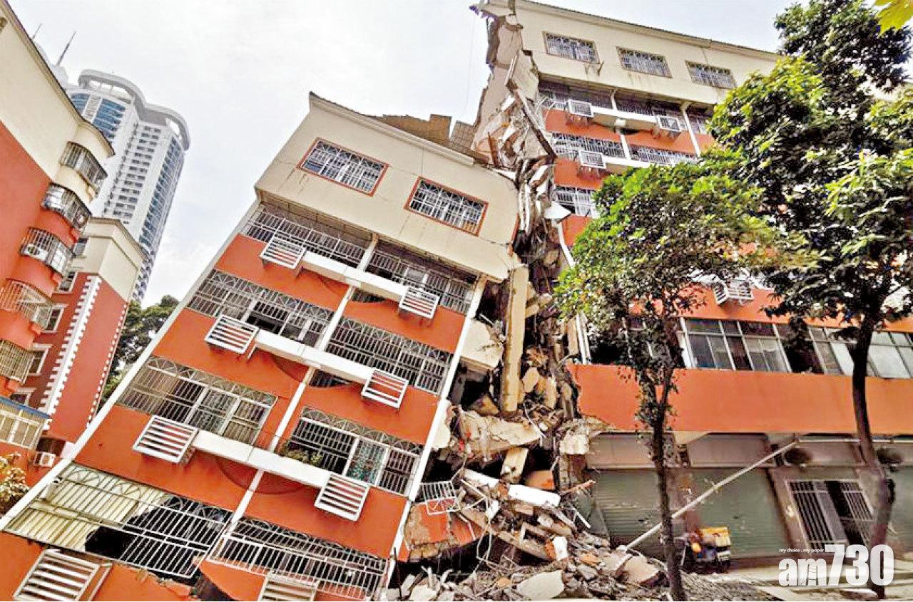 空置危樓 羅湖塌民房無人傷