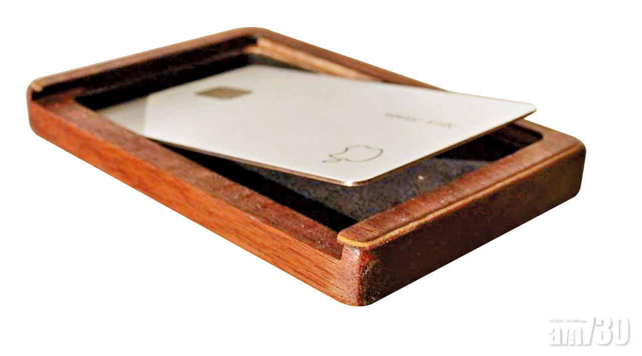 貴客專用 Apple Card木製收藏盒