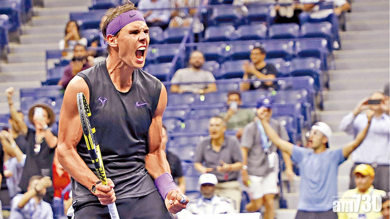 拿杜美網晉級  第33次入大滿貫4強