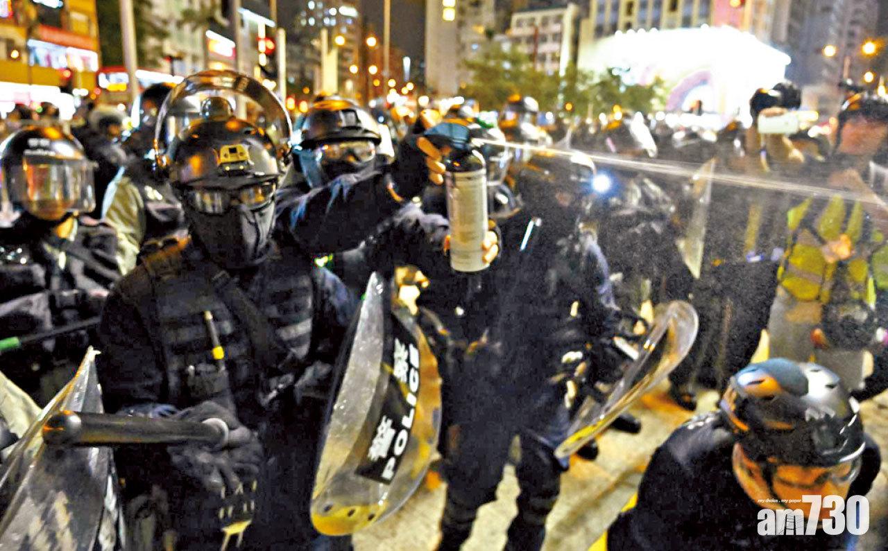 沙田站爆衝突多人被制服