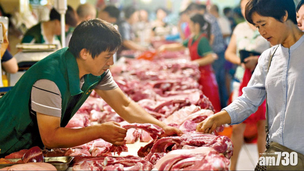 豬肉價急升近五成 內地上月CPI漲2.8%