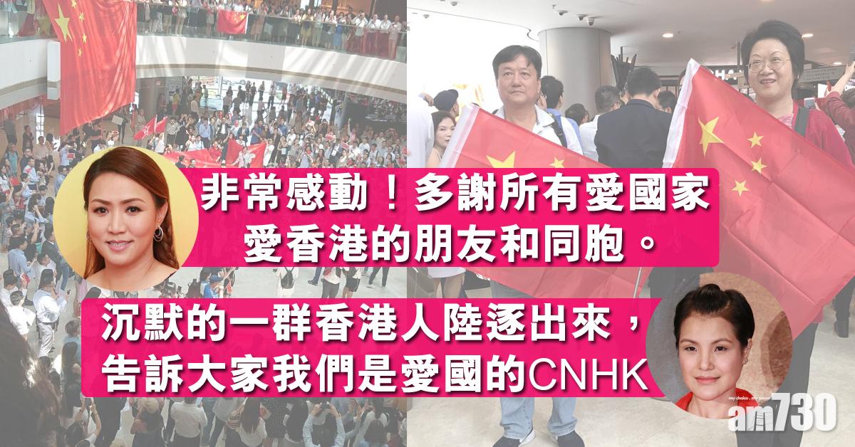 過百人ifc舉國旗唱歌 黎瑞恩馬蹄露勁感動