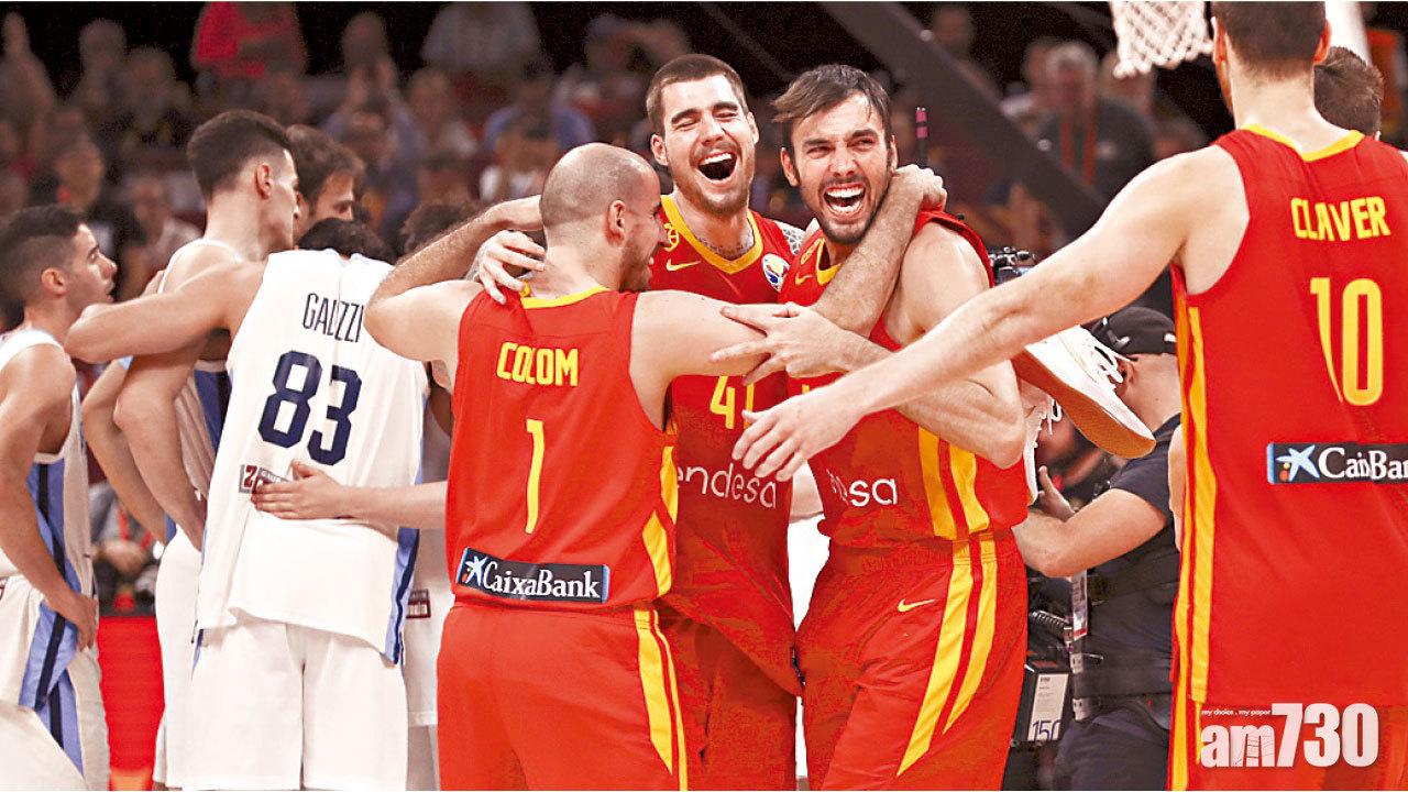 西班牙籃球世盃稱王