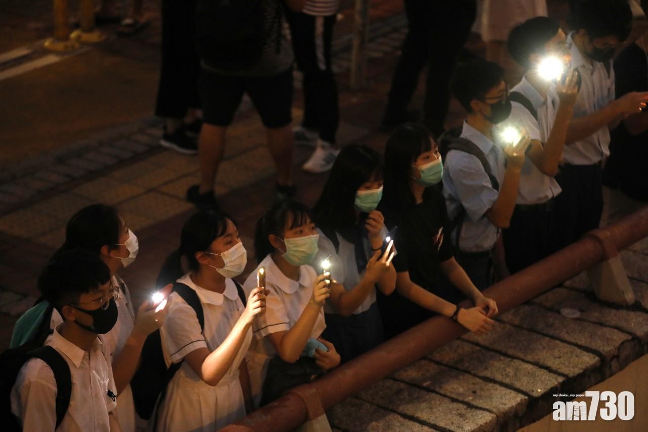 【修例風波】燈火人鏈照沙田