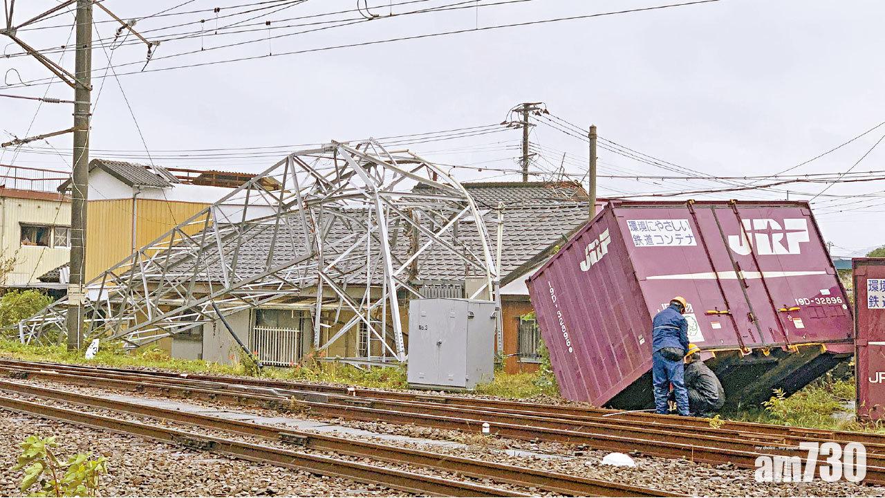 釜山湧巨浪遊艇翻側 塔巴襲宮崎刮龍捲風