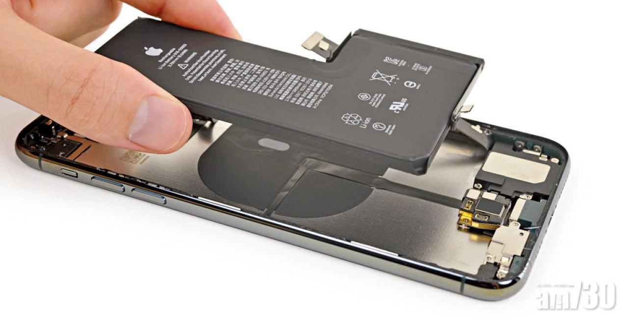 iPhone 11大拆解  L形電池現身