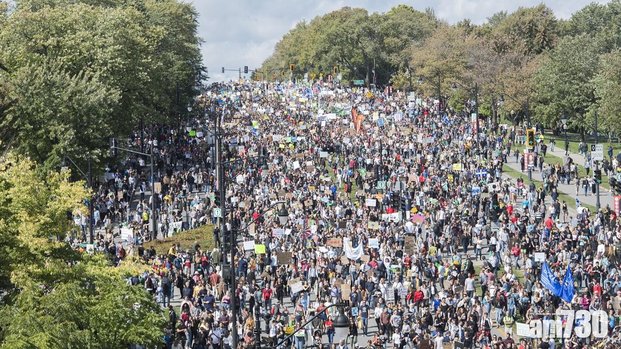 全球多個城市響應關注氣候變化示威