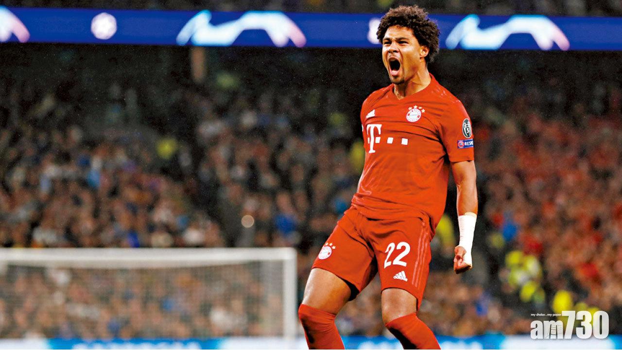 拜仁重創熱刺 基拿比大四喜