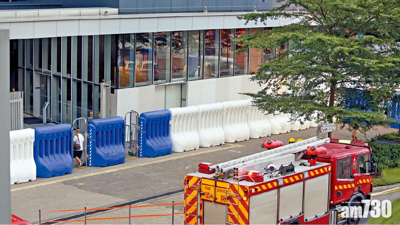 內會財會今選主席  水馬陣布防圍封立會