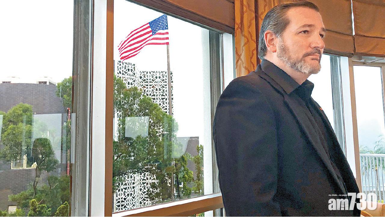 美議員克魯茲訪港撐示威者 外交部斥尋釁挑事