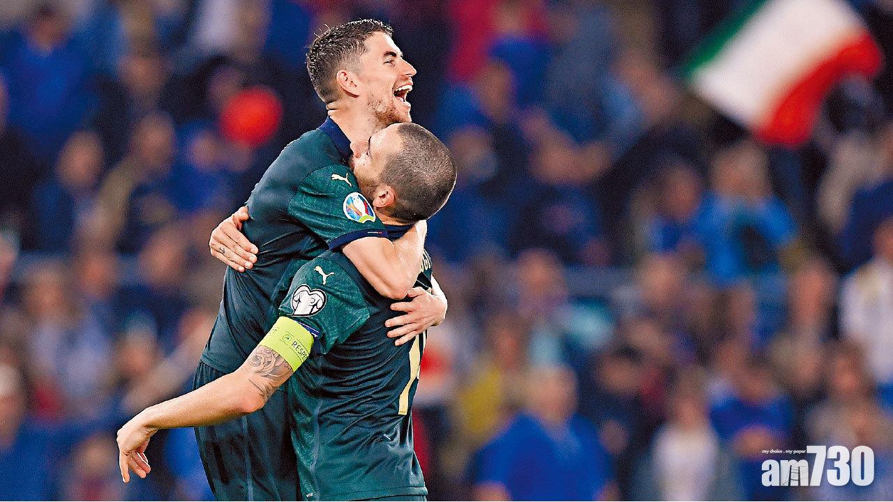 7戰全勝雪世盃之恥 意大利提早晉歐國盃決賽周