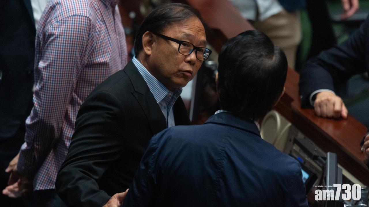 【施政報告】稱泛民議員帶人入立會破壞　梁志祥拒澄清會議一度暫停