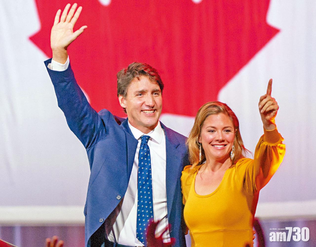 自由黨慘勝 杜魯多連任加國總理