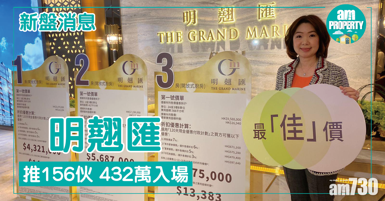 明翹匯首推156伙！最平432萬