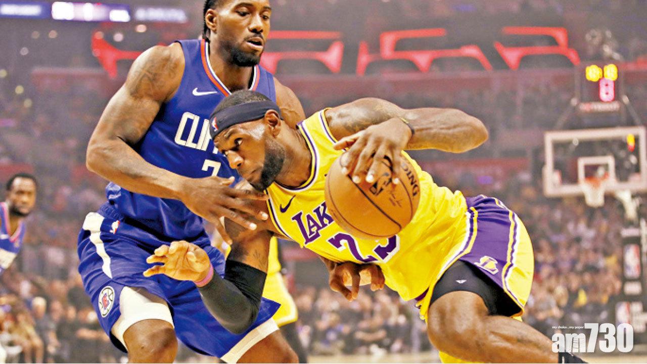 NBA開鑼 湖人不敵快艇 速龍加時挫鵜鶘