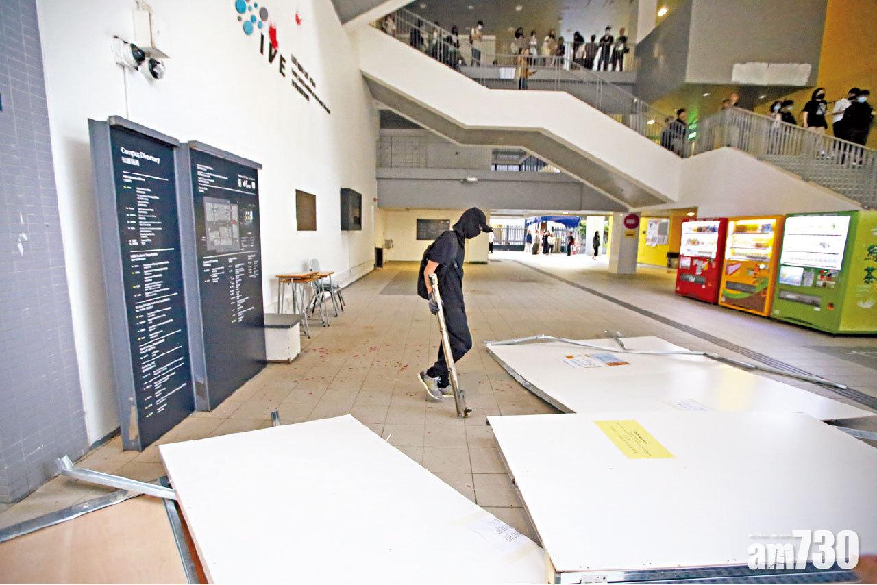 陳彥霖事件未釋疑慮 再有黑衣蒙面人破壞校園