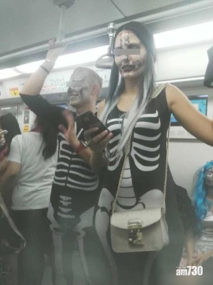 【萬聖節】廣州警方禁「嘩鬼」搭地鐵