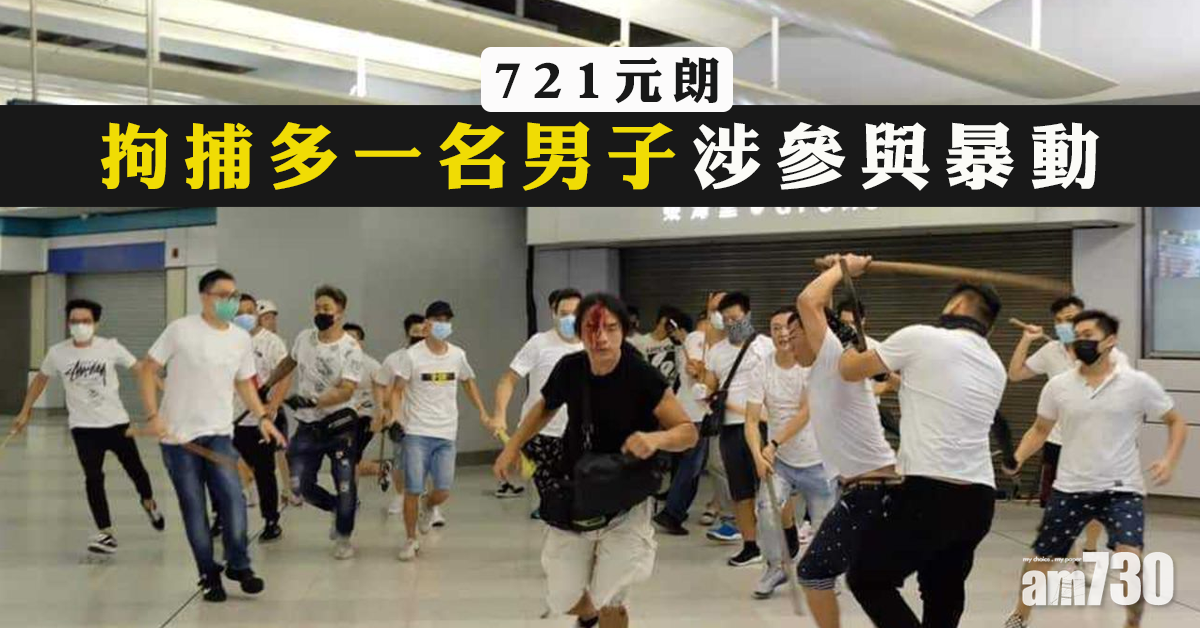 【元朗黑夜】警方拘捕多一名男子涉參與暴動