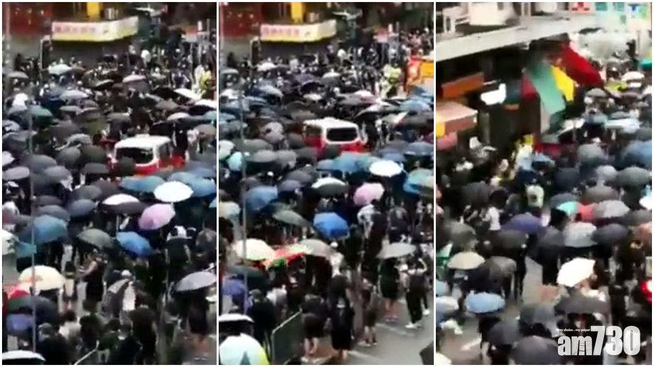 的士撞人群案  警方再拘1女涉暴動