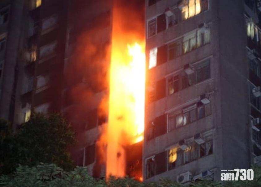 大圍豐盛苑火警1死2傷