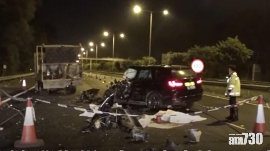 青朗公路私家車撞死修路工人  司機酒精呼氣測試超標