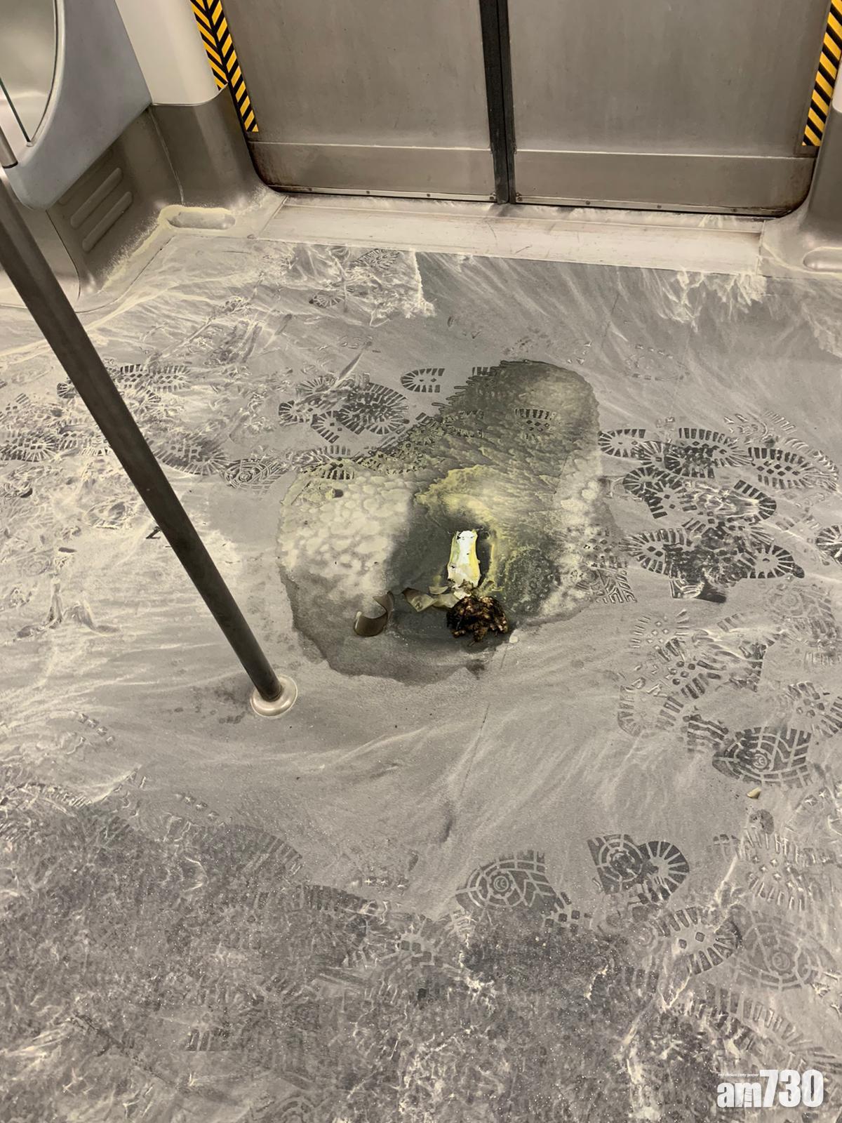 上水列車被投擲燃燒彈