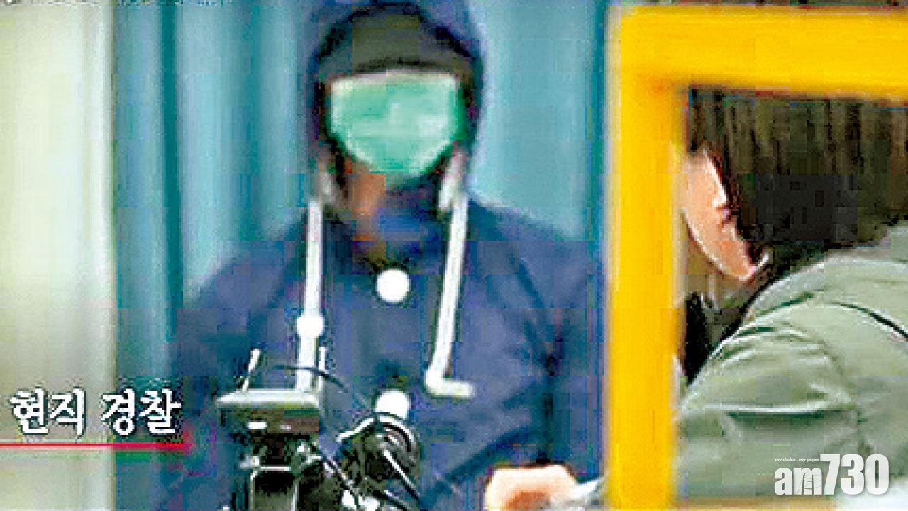 蒙面自稱警員接受韓國KBS訪問  江永祥：不相信是警員