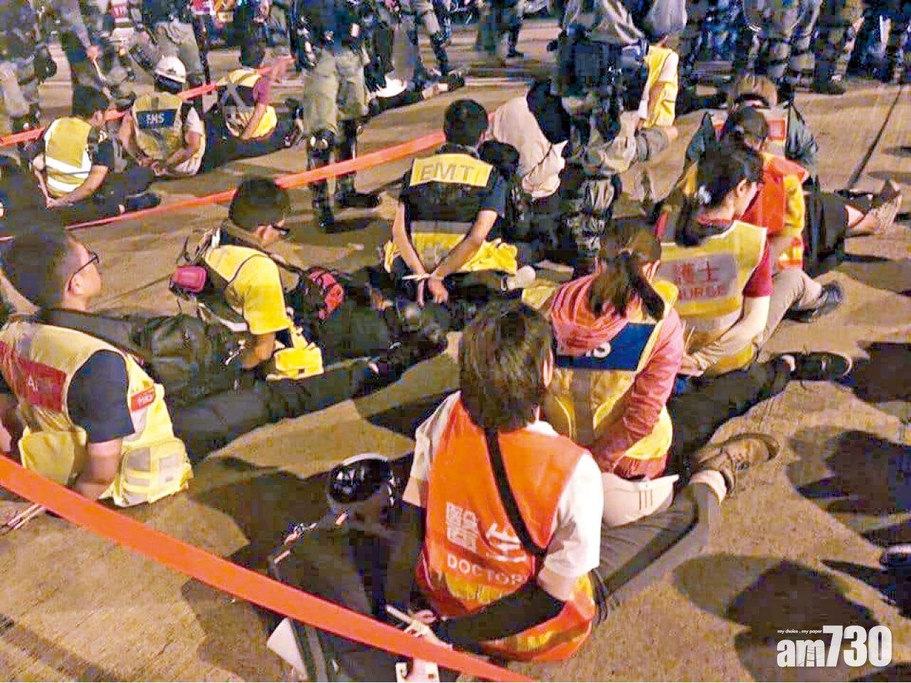 51名自稱記者或醫護 15人不符身份被捕