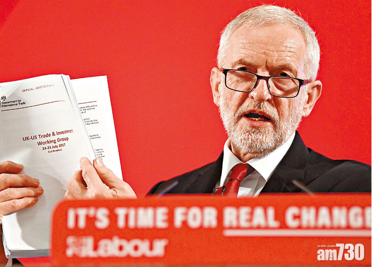 民調料保守黨掌下議院  工黨斥約翰遜賣公共醫療予美