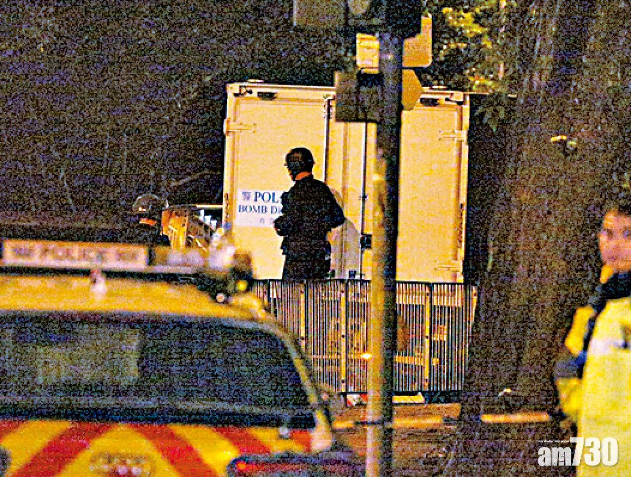 香港華仁發現兩土製炸彈 EOD出動拆彈