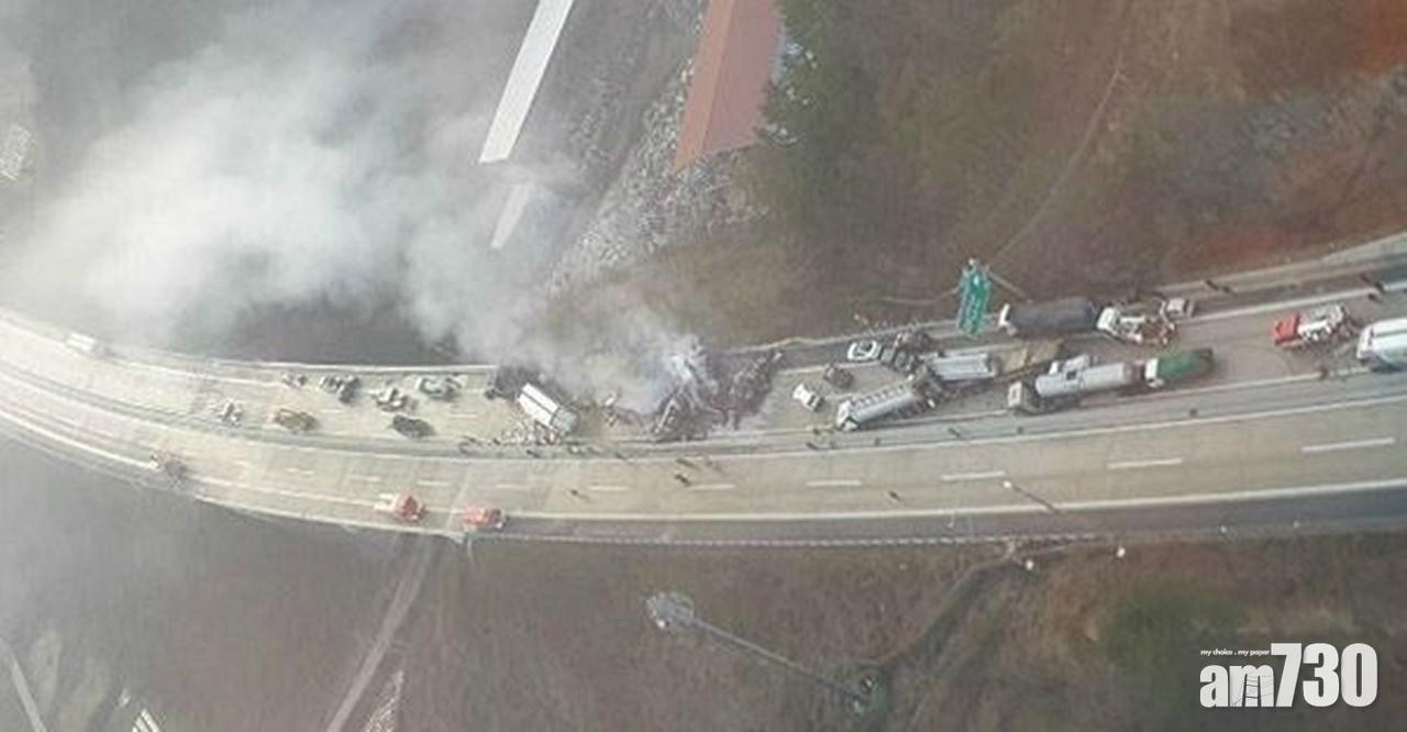 【涉及30車】南韓高速公路兩宗連環車禍  5死25傷
