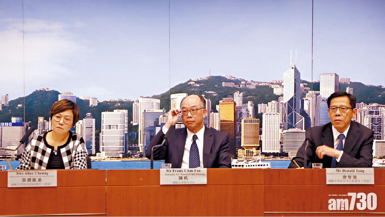 《長策》建屋量10年減2萬  陳帆︰ 家庭住戶增長減