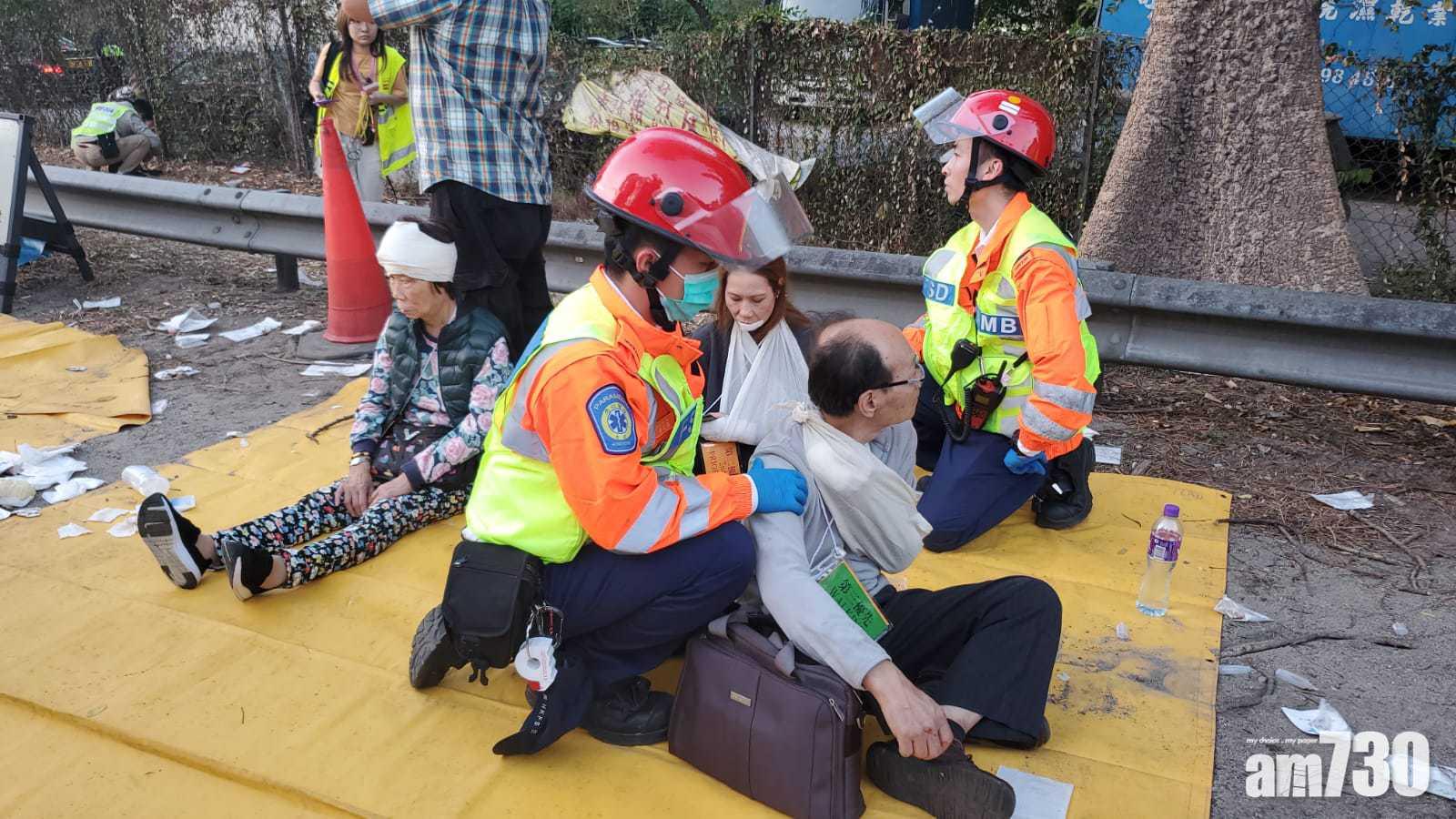 【九巴車禍】13人仍留院5人情況嚴重